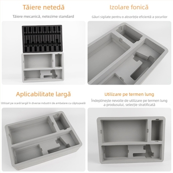 Spumă EVA — strat interior pentru dispozitive cosmetice, amortizare la șocuri, anti-static, fără miros
