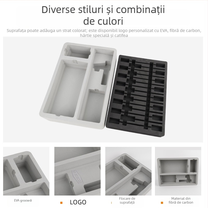 Spumă EVA — strat interior pentru dispozitive cosmetice, amortizare la șocuri, anti-static, fără miros
