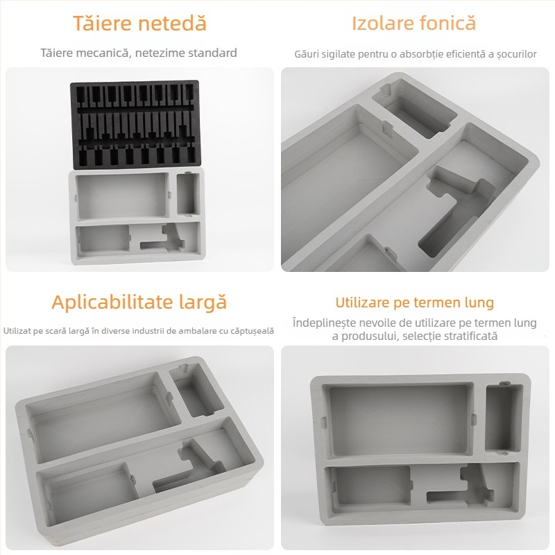 Spumă EVA — strat interior pentru dispozitive cosmetice, amortizare la șocuri, anti-static, fără miros