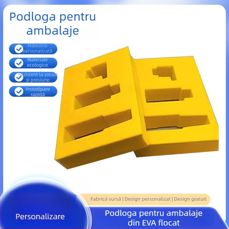 Înveliș EVA personalizat cu suport interior din burete velur pentru cutia de unelte de gravură – interior anti-static