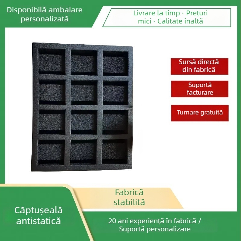 Înveliș intern conductiv antistat IXPE cu inserție din spumă modelată pentru ambalarea surselor de alimentare