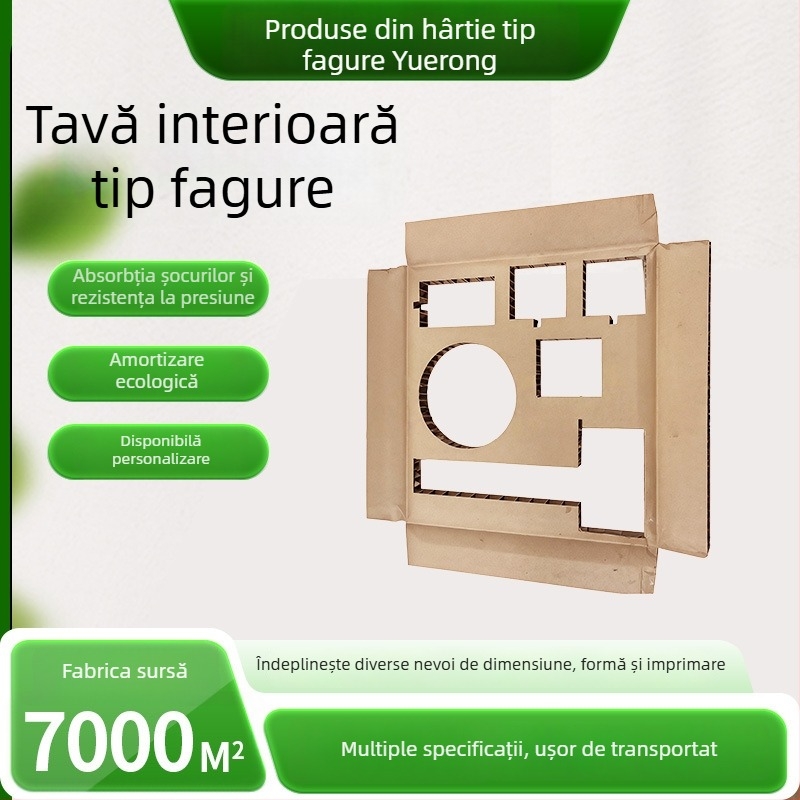 Tavă internă din carton celular cu strat de protecție, ambalaj tampon special-model pentru absorbția șocurilor