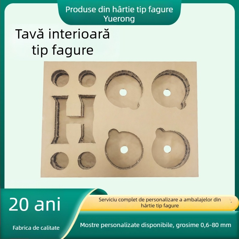 Tavă internă din carton celular cu strat de protecție, ambalaj tampon special-model pentru absorbția șocurilor