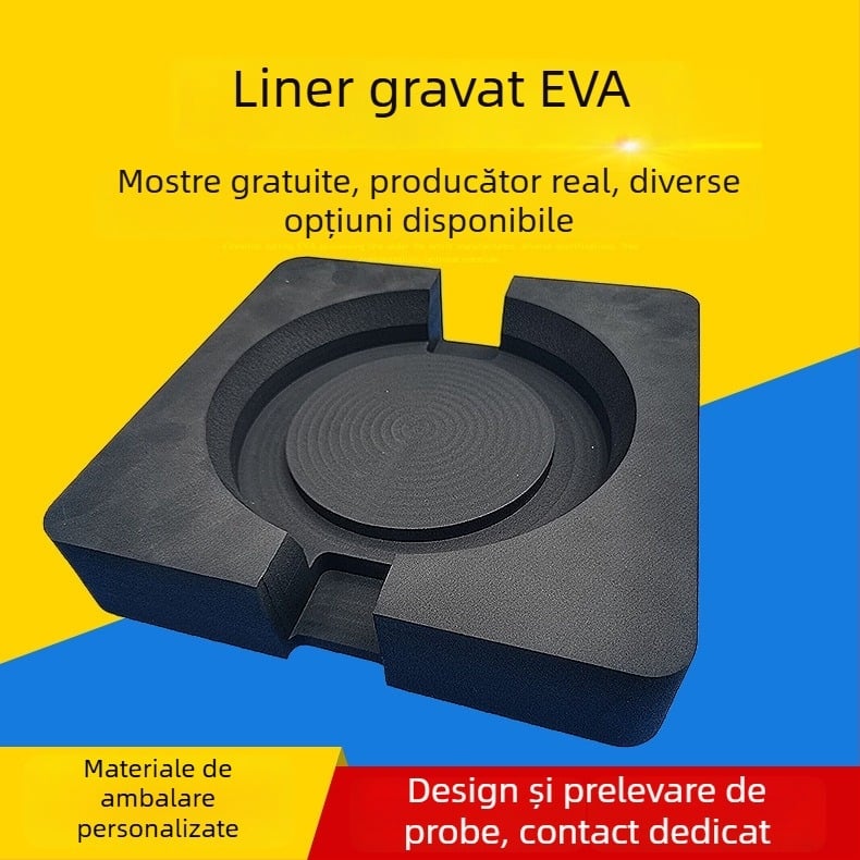 Îmbrăcăminte de ambalaj PE cu spumă înaltă, tavă interioară EVA ecologică, amortizare la șocuri integrată și turnare-modelare, inserție EVA personalizabilă