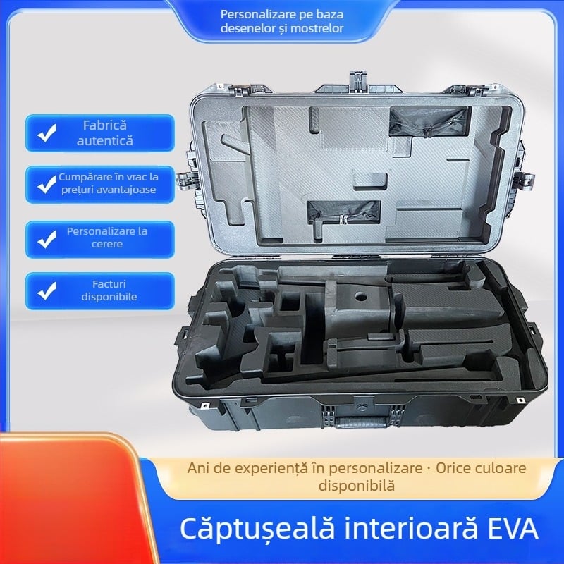 Înveliș din spumă EVA antistatice pentru echipamente, compartiment pentru carduri, gravură personalizată, burete ignifug pentru tava interioară a cutiei cadou