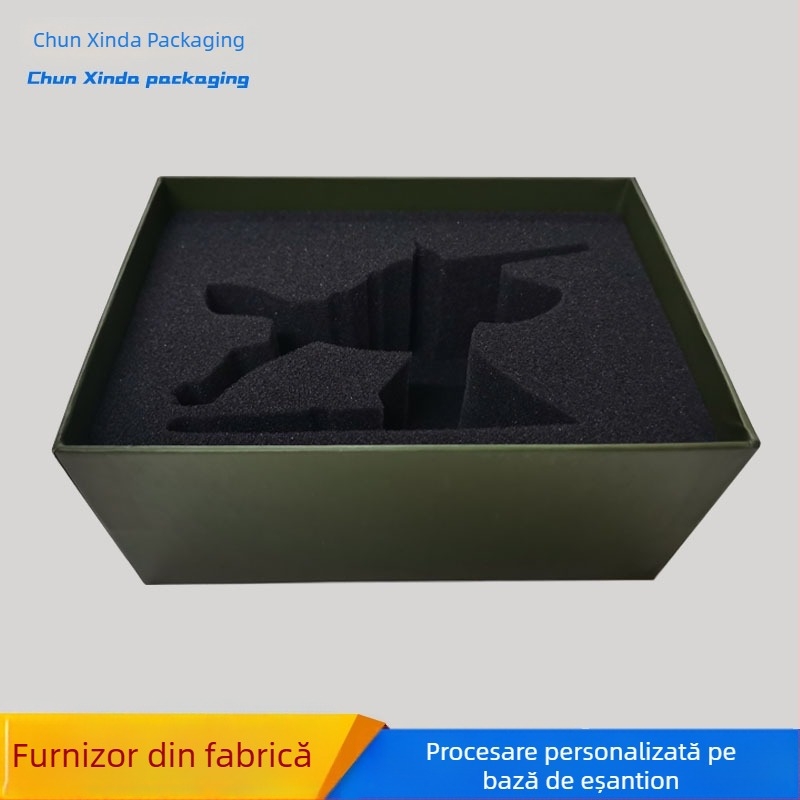 Cutie din spumă EVA cu garnitură din burete și suport interior cu textură velur