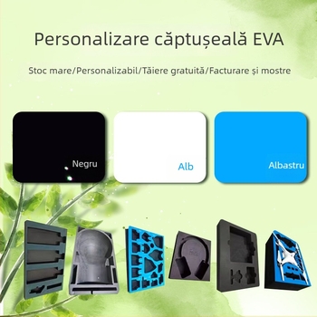 Tavă internă EVA cu burete pentru ambalare, inserții din velur, dimensiune personalizată