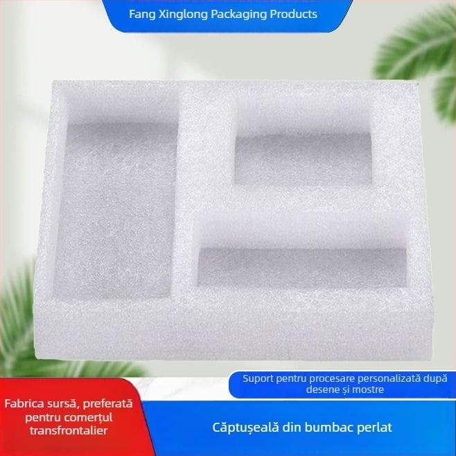 Tavă internă personalizată din bumbac perlat, cu protecție a compartimentelor pentru fructe în formă neregulată, inserție din spumă EPE