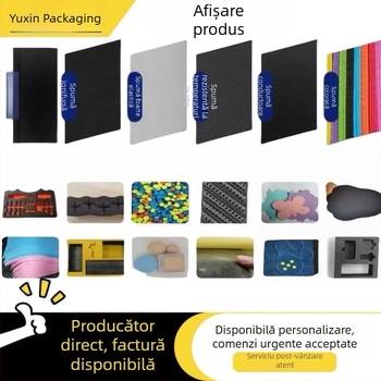 Materiale EVA din spumă personalizate, cu elasticitate înaltă, spumă EVA pentru amortizare și absorbție a șocurilor, căptușeală din spumă cu densitate mare, foarte dură
