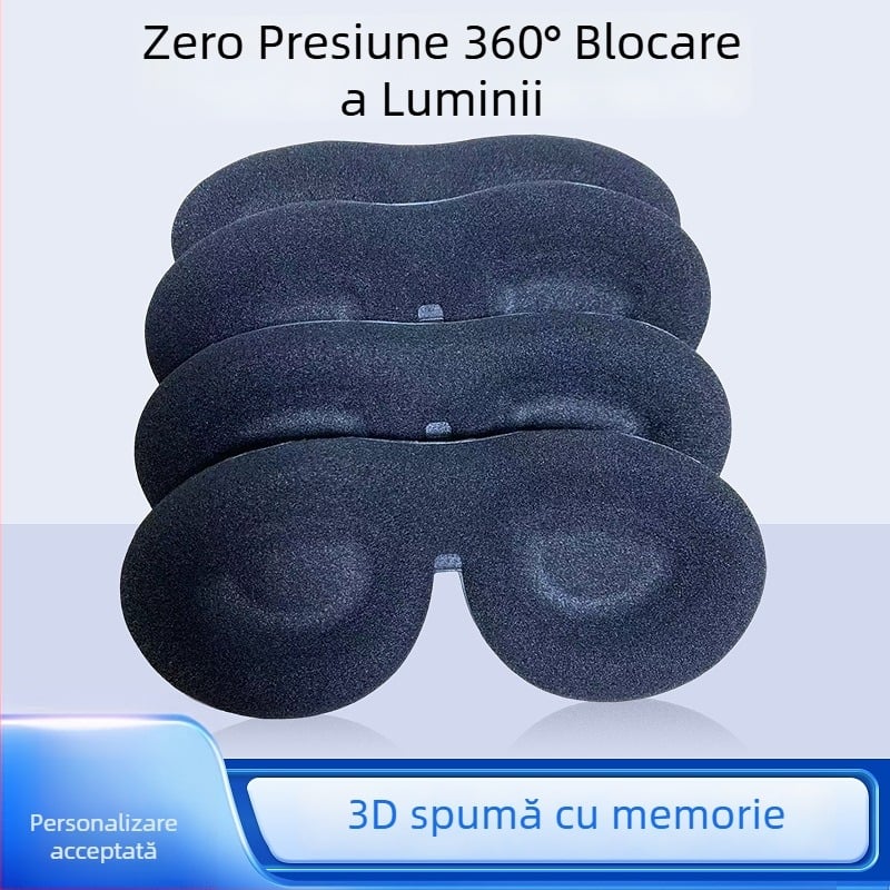 Căptușeală EVA din burete pentru mască de ochi, presare termică integrată, formă 3D pentru somn