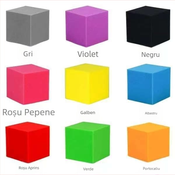 Blocuri de burete cu densitate înaltă, burete negru‑alb, material de umplere și căptușire pentru absorbția șocurilor