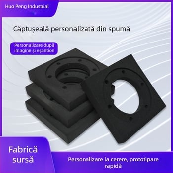 Interior EVA negru cu flock pentru cutii de bijuterii, pernă din spumă amortizoare și suport interior pentru cosmetice