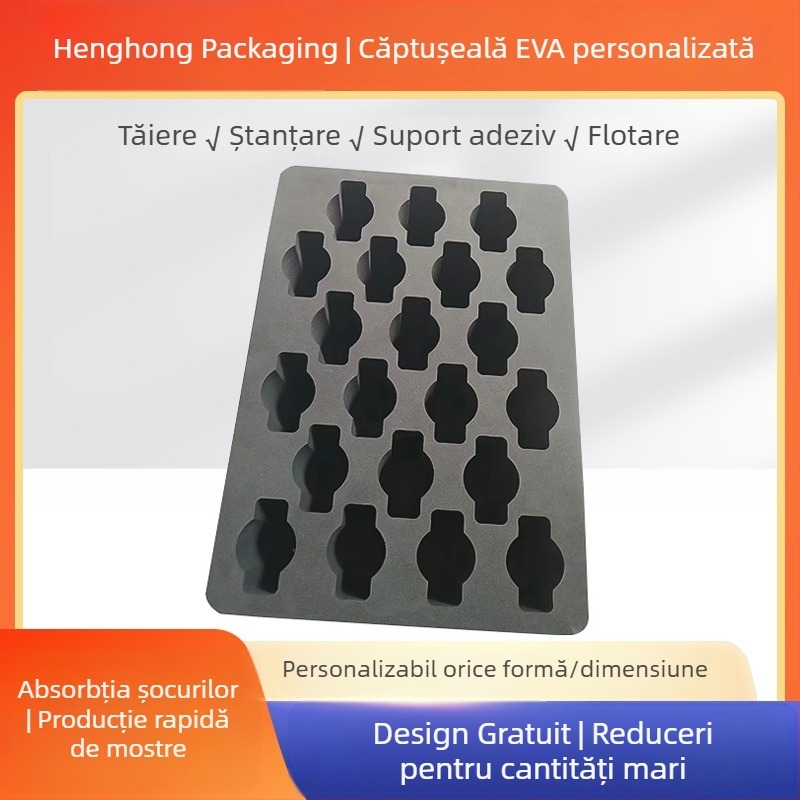 Spumă EVA cu canal intern de susținere, bandă anti-coliziune, fără miros, rezistentă la incendii, anti-statică, 38–80°C, Henghong