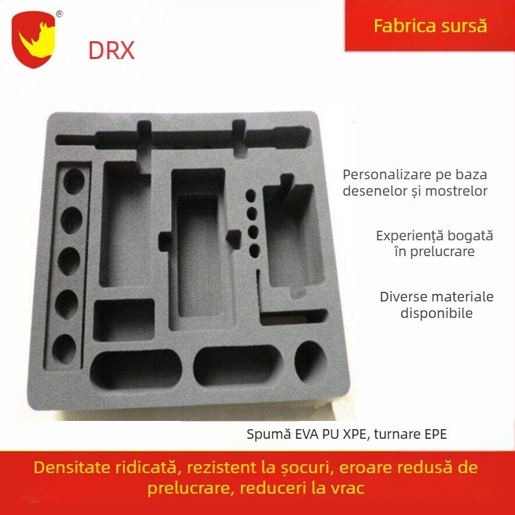 EPC012 Căptușeală EVA și suport interior, amortizare de înaltă densitate, rezistent la șocuri și durabil, turnat într-o singură piesă