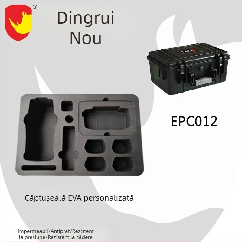 EPC012 Căptușeală EVA și suport interior, amortizare de înaltă densitate, rezistent la șocuri și durabil, turnat într-o singură piesă