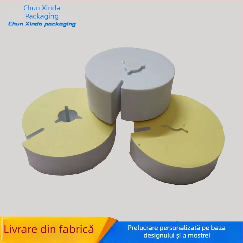 Miez EVA pentru role de carton, cu adeziv pe ambele fețe