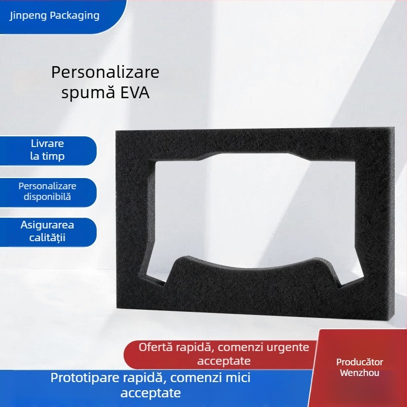 Îmbrăcăminte din spumă EVA pentru cutie de unelte cosmetice cu formă sculptată, inserție din spumă EVA, densitate mare pentru absorbția șocurilor