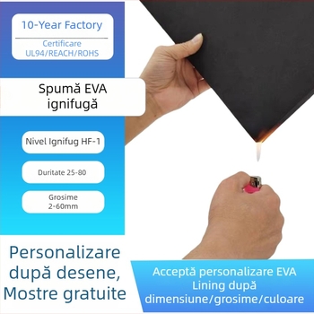 Placă din spumă EVA ignifugă, foi de spumă EVA personalizate, înveliș EVA pentru aplicații de energie nouă
