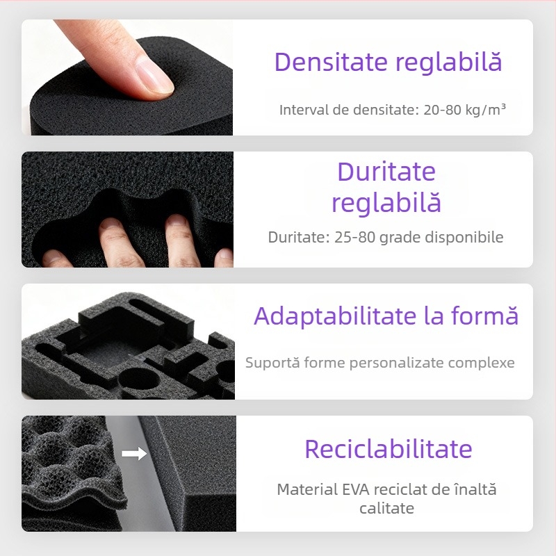 Înveliș interior din spumă EVA pentru ambalarea dronei, antistat, îngroșat, protecție la cădere, inserție EVA sculptată