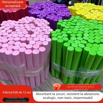 Foaie EVA colorată, densitate mare, negru și alb, pentru recuzită și costume, spumă EVA amortizantă