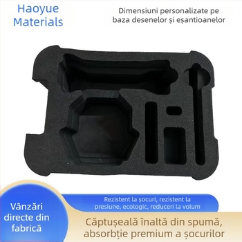 Căptușeală neagră EVA și plăci de spumă EVA în rolă, elasticitate înaltă, rezistent la foc, absorbție de șocuri, burete gravat, material pentru încălțăminte, branț antistat