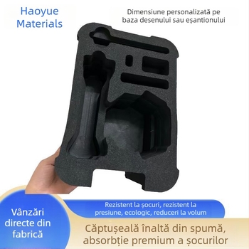 Căptușeală neagră EVA și plăci de spumă EVA în rolă, elasticitate înaltă, rezistent la foc, absorbție de șocuri, burete gravat, material pentru încălțăminte, branț antistat