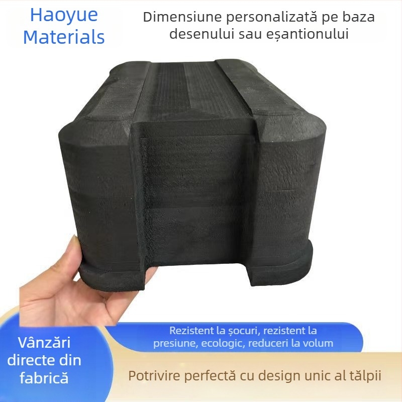 Căptușeală neagră EVA și plăci de spumă EVA în rolă, elasticitate înaltă, rezistent la foc, absorbție de șocuri, burete gravat, material pentru încălțăminte, branț antistat