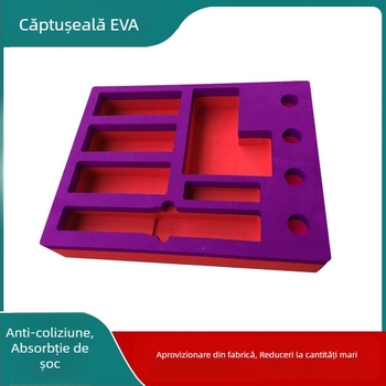 Platou interior din spumă EVA cu velur, personalizat, pentru ambalarea cosmeticelor și bijuterii, aspect premium