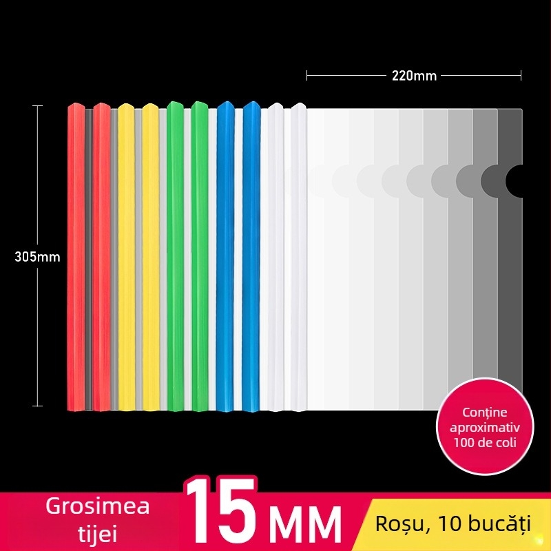Dosar A4 cu clemă de levier și capac transparent