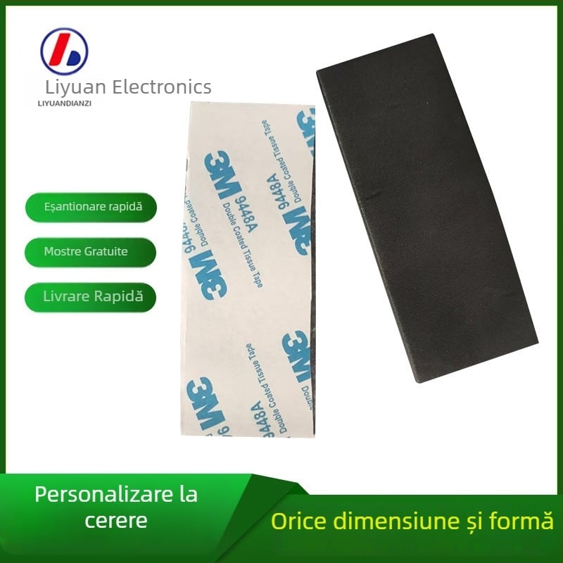Spumă EVA din silicon dreptunghiulară, cu spate adeziv, pentru amortizarea vibrațiilor și izolație, tăiată prin ștanțare