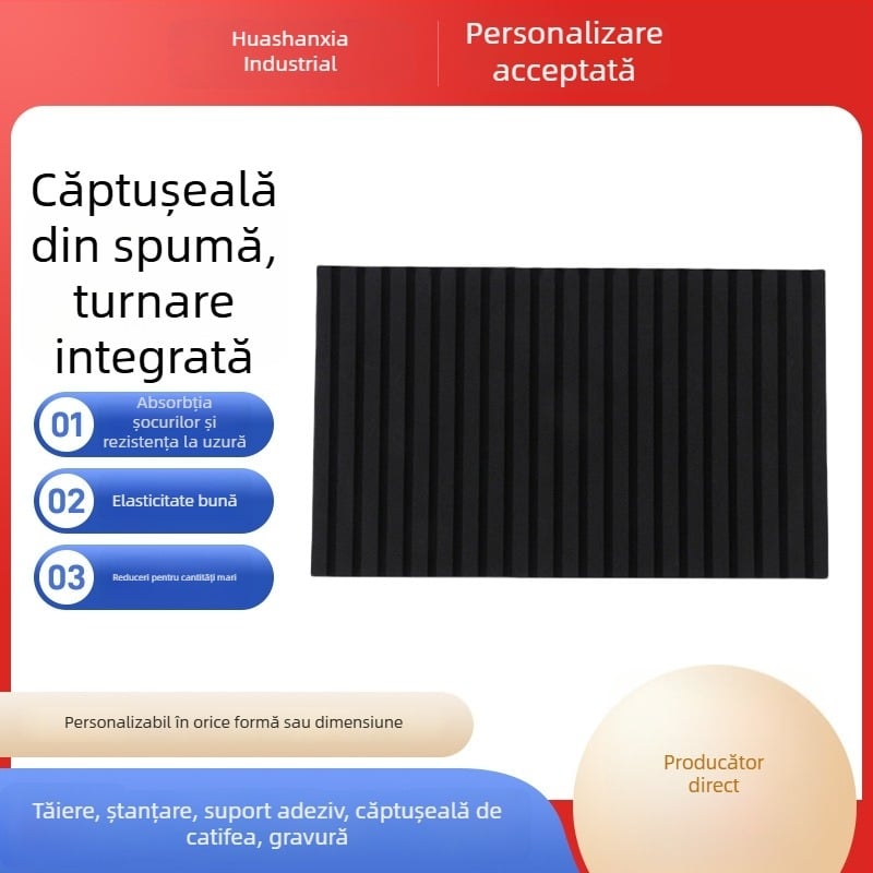 Bandă din spumă EVA pentru piese auto, canal pentru card din spumă EVA, burete anti-coliziune