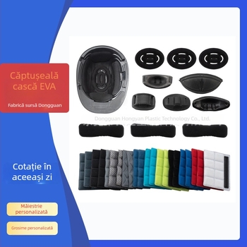 Căptușeală de cască din spumă EVA cu aspect velur, burete protector, absorbție a șocurilor și potrivire reglabilă