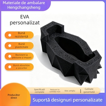 Spumă EVA antistatice, formă neregulată, inserție internă de susținere pentru ambalare, protecție la șocuri, placă EVA personalizabilă