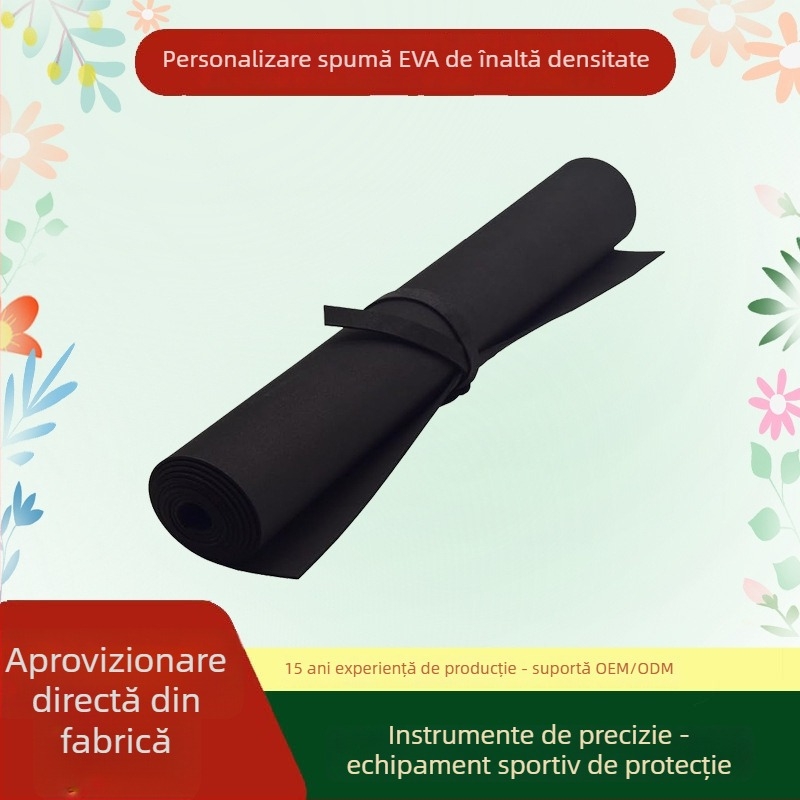 Spumă EVA neagră pentru Cosplay - rolă și foaie pentru costume și meșteșuguri