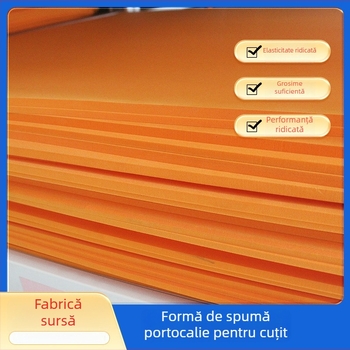 Spumă EVA portocalie pentru tăiere cu matriță – pernă de revenire pentru presă