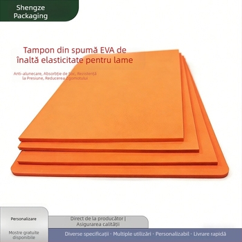 Tampon EVA portocaliu, înalt elastic pentru tăiere prin decupare, din spumă și cauciuc, 50-55 de grade