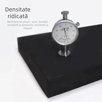 Foaie și rolă din spumă EVA, neagră, densitate înaltă, elasticitate ridicată, anti-statică, ignifugă, grosime 1–60 mm, densitate 25–70 kg/m³, culoare personalizabilă