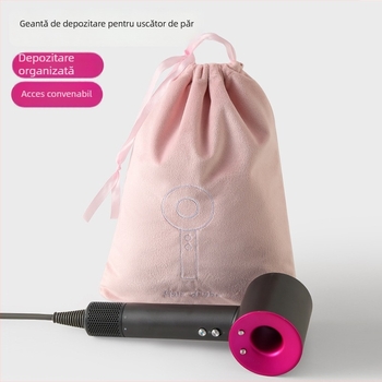 Geantă de transport pentru uscător Dyson – sac din flanelă cu șnur, protecție împotriva prafului, multifuncțională