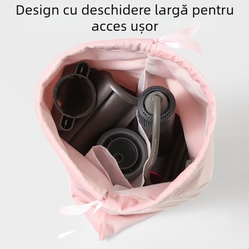 Geantă de transport pentru uscător Dyson – sac din flanelă cu șnur, protecție împotriva prafului, multifuncțională