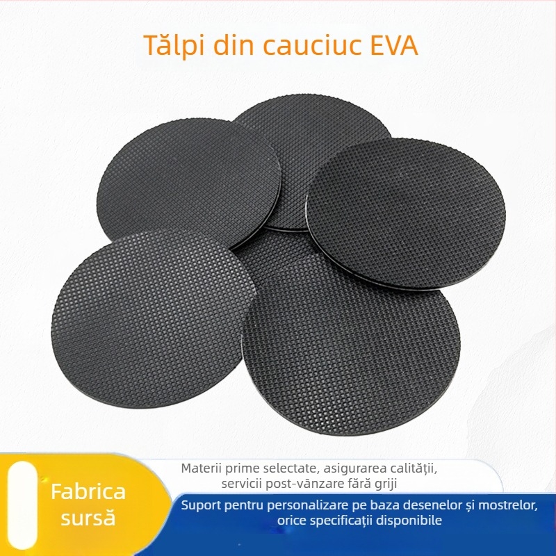 Perne EVA din cauciuc pentru picioare, bază decupată, amortizor de șocuri, tampoane antiderapante din silicon, plasă rezistentă cu spate adeziv