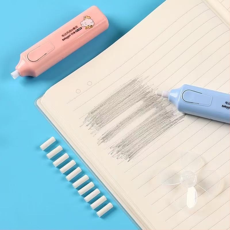 Radieră din plastic, în formă sferică mare, accesoriu drăguț de papetărie, în cutie 4801