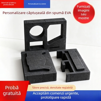 Tampon interior EVA pentru unelte, garnitură interioară, spumă densă antișoc, cu două fețe pentru gravură și tăiere