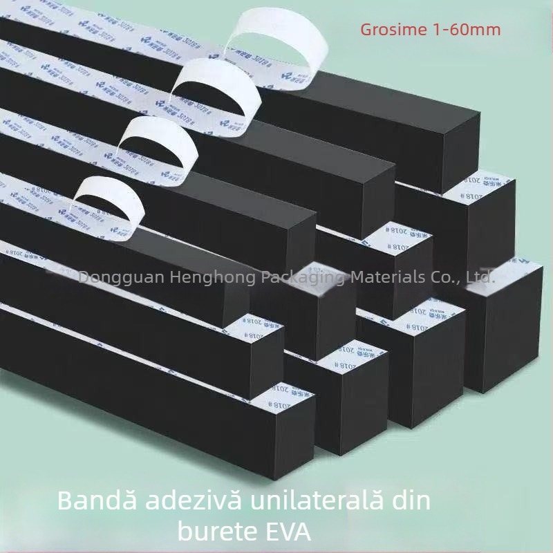3M bandă EVA din spumă — adezivă cu o singură față sau cu două fețe, bandă de etanșare EVA, grosime 3 mm, izolare fonică de înaltă densitate