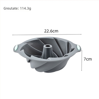 Formă din silicon alimentar pentru tort chiffon, de 7 inci, rezistentă la temperaturi înalte