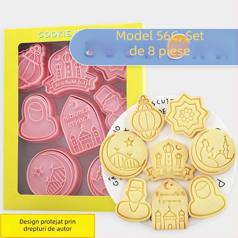 Formă de biscuiți cu personaje de desene animate 056, seria Festival – ustensilă de tăiere și coacere