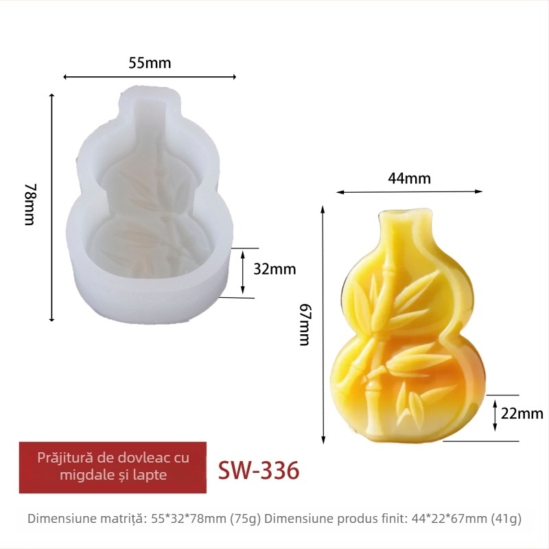 Misono Formă din silicon pentru tort cu dovleac și migdale – DIY, fără cuptor, budincă de ciocolată cu lapte, mousse tortă