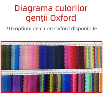 Geantă Oxford personalizată cu șnur, neagră din poliester, pentru depozitare, impermeabilă, opțiune logo