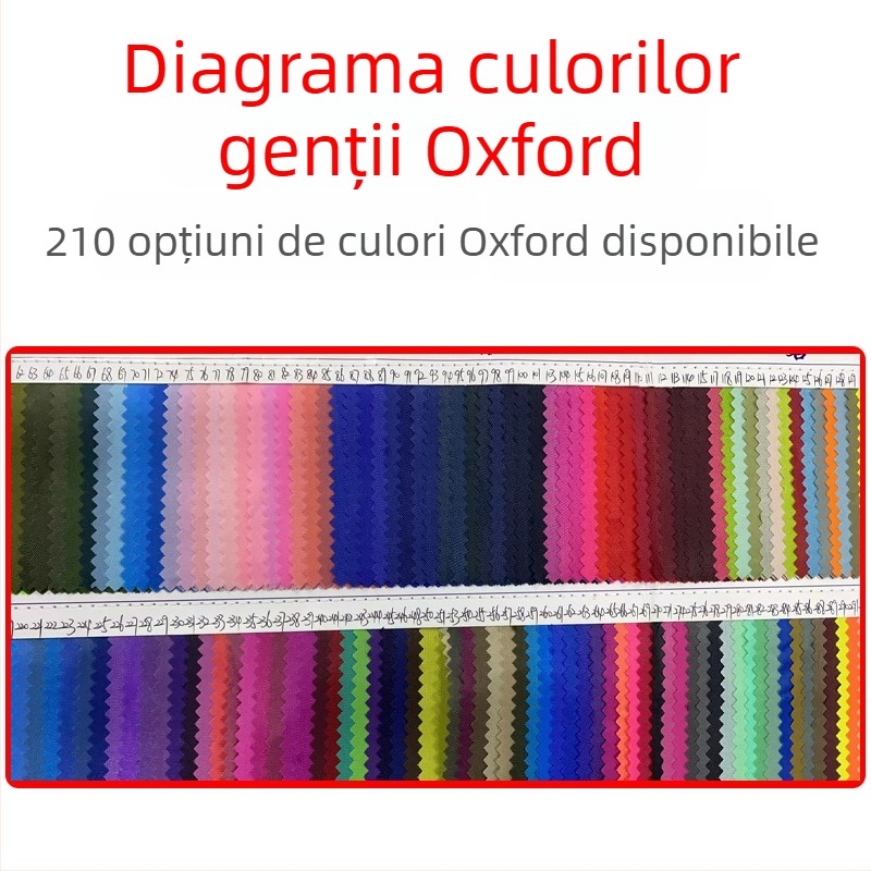 Geantă Oxford personalizată cu șnur, neagră din poliester, pentru depozitare, impermeabilă, opțiune logo