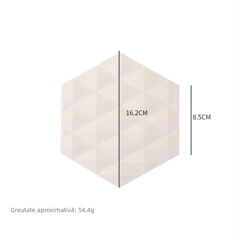 Covoraș din silicon rezistent la căldură pentru masă – suport pentru farfurii, oale, cești și boluri, pătrat, aspect de lux, utilizare în casă