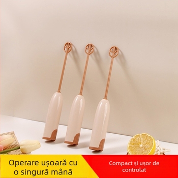 Bețișor electric de amestec pentru cafea, lapte și ceai; băterea albușului de ou și pudră proteică